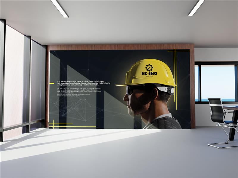 HC ING Bihac - Office Wall Design